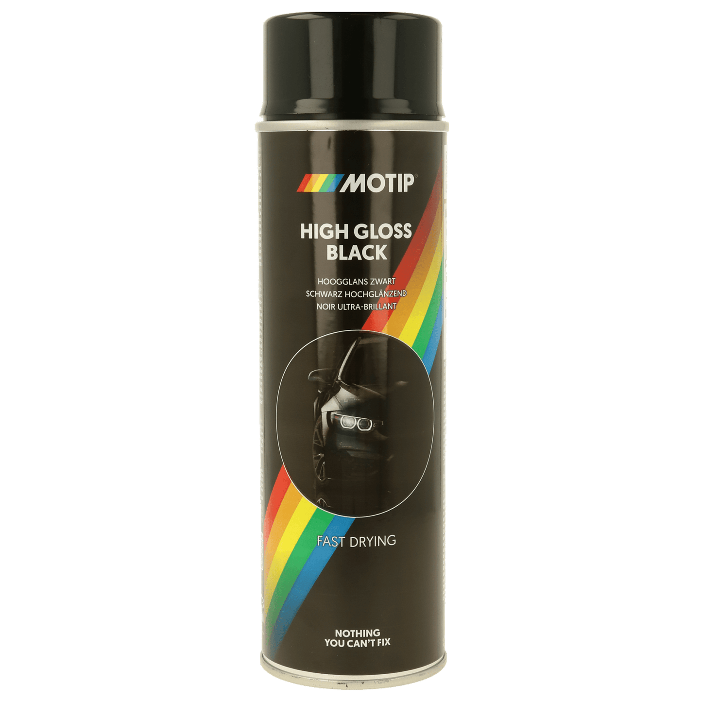 MOTIP BLACK SPRAY PAINTS 500ML