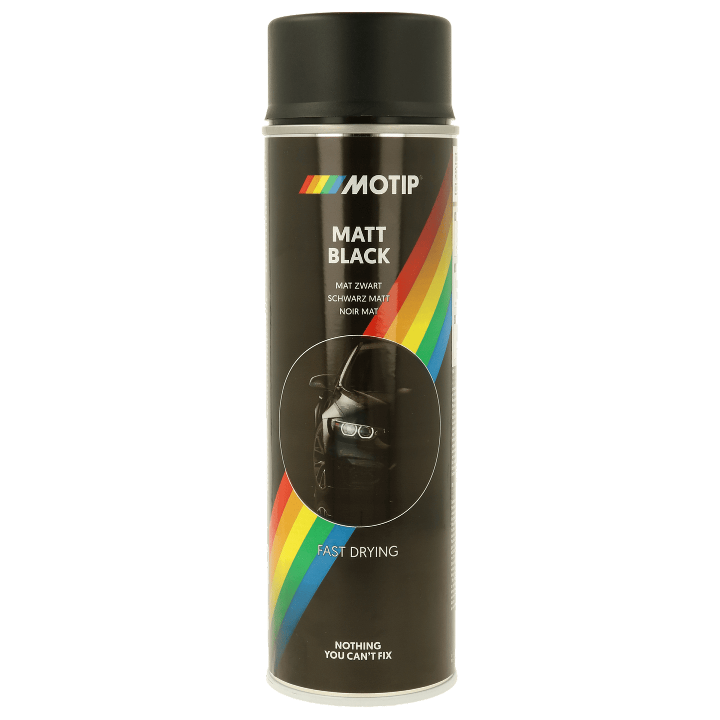 MOTIP BLACK SPRAY PAINTS 500ML