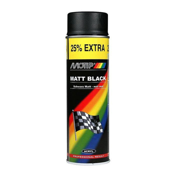 MOTIP BLACK SPRAY PAINTS 500ML