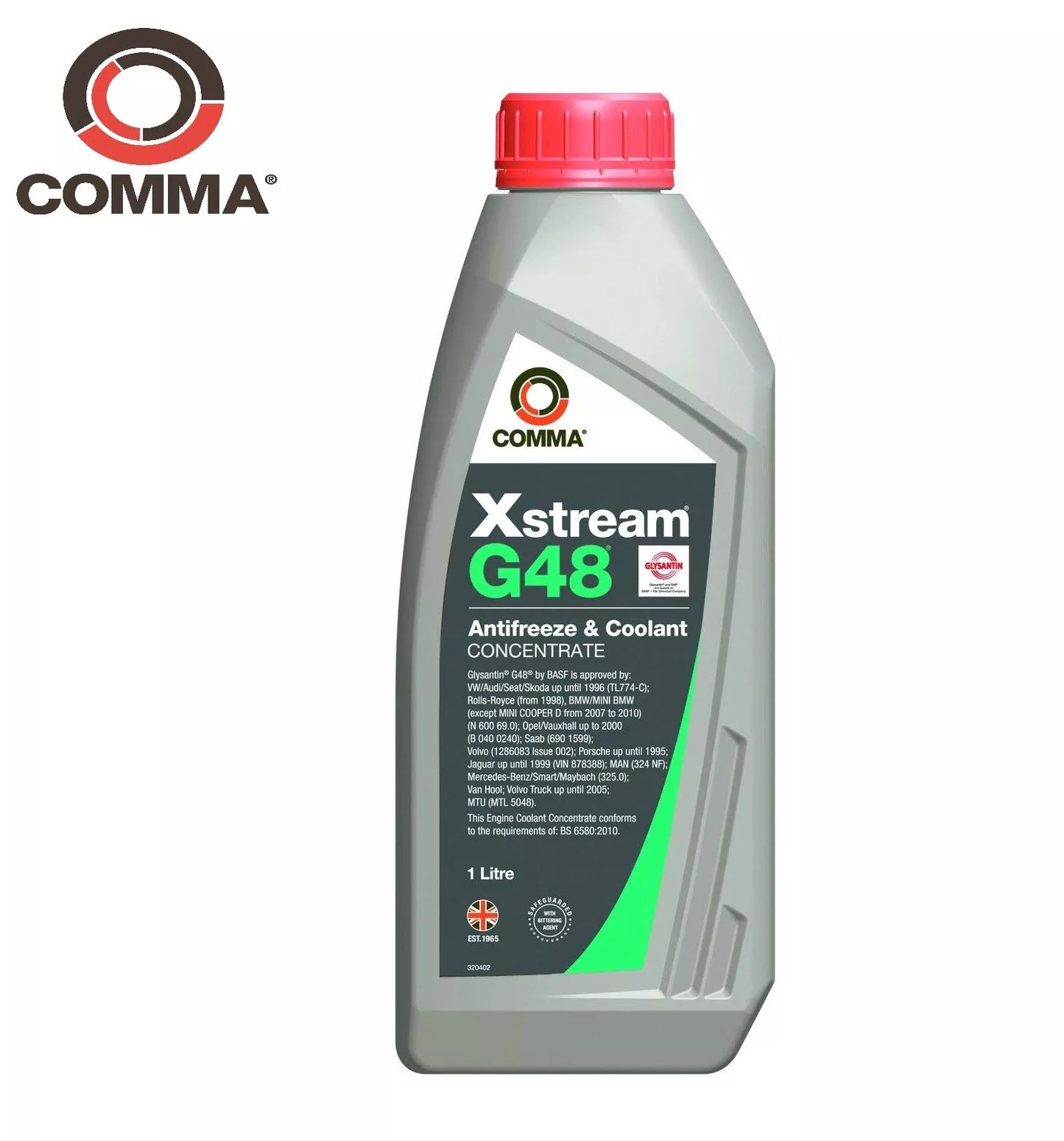COMMA XSTREAM® G48® ANTIFREEZE & COOLANT CONCENTRATE