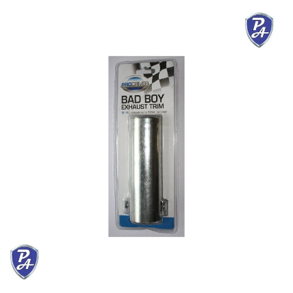 PRODRIVER BAD BOY EXHAUST TRIM FITS UPTO 50MM DIAMETER - CHROME / STAINLESS STEEL EXHAUST TRIM