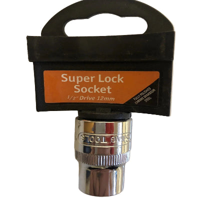 STAG TOOLS SUPER LOCK SOCKET 1/2" DRIVE 12MM