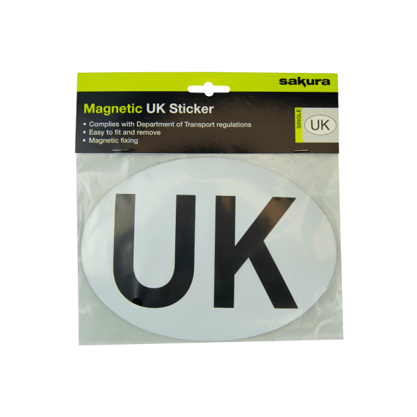 SAKURA MAGNETIC UK STICKER