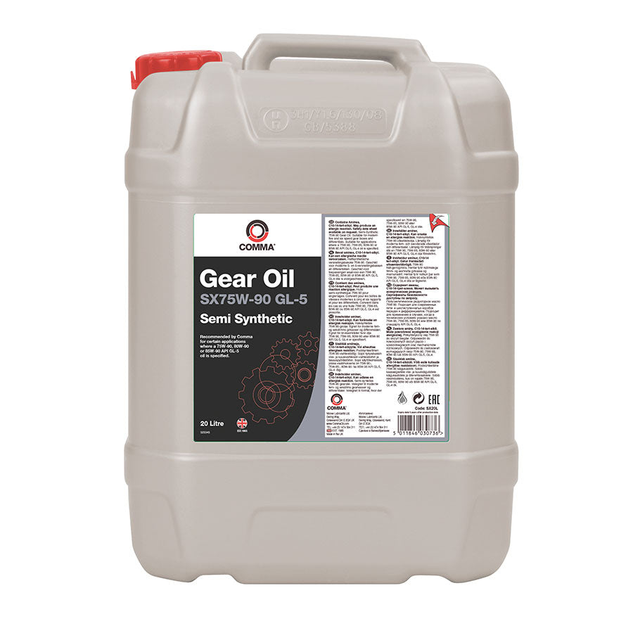 COMMA SX75W-90 GL-5 (SX GL-5 75W-90 HIGH PERFORMANCE GEAR OIL)