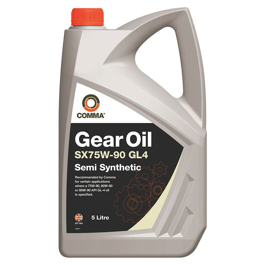 COMMA SX75W-90 GL-4 (GL4 75W-90 - SEMI SYNTHETIC GEAR OIL)