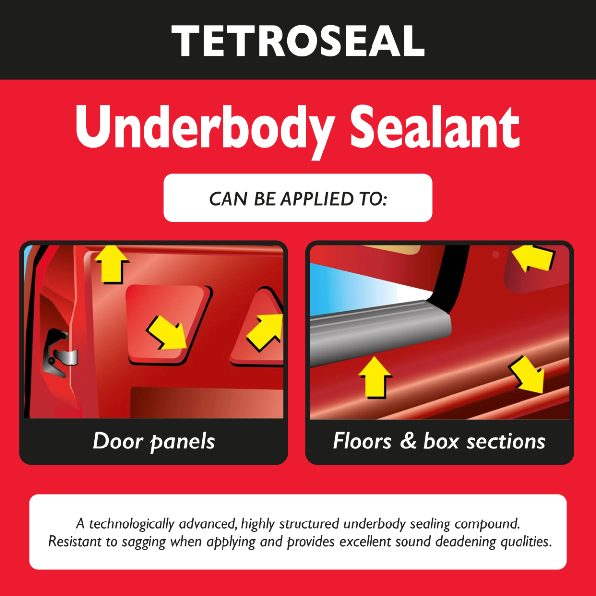 TETROSEAL UNDERBODY SEALANT 500ML
