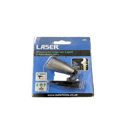 LASER MAGNETIC CLIP-ON LIGHT