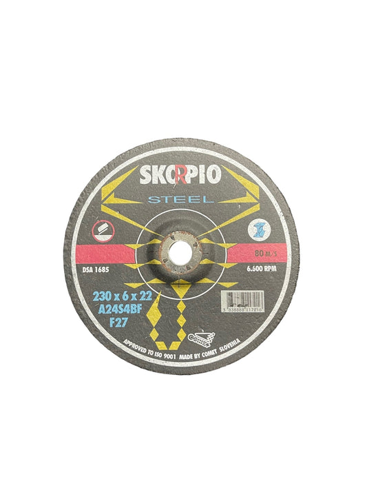 SKORPIO GRINDING DISC 230x6x22MM