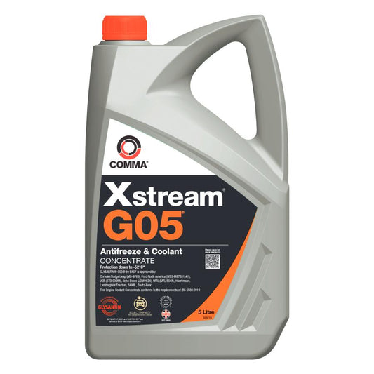 COMMA XSTREAM® G05® ANTIFREEZE & COOLANT CONCENTRATE 5L
