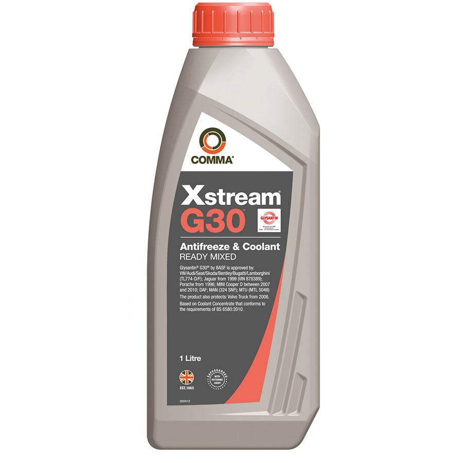 COMMA XSTREAM® G30® ANTIFREEZE & COOLANT READY MIXED