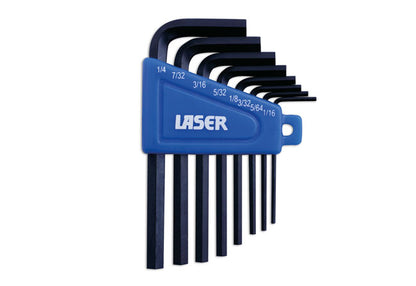 LASER (0267) IMPERIAL HEX KEY SET 8PC