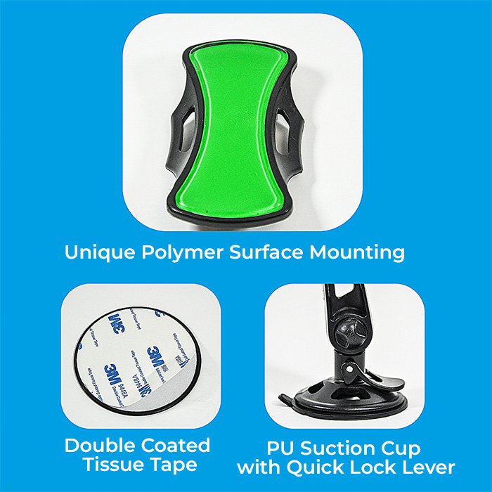 SIMPLY UNIVERSAL INSTANT GRIP CAR PHONE HOLDER