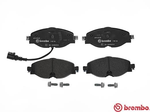 BREMBO BRAKE PAD FOR AUDI/AUDI (FAW)/CUPRA/SEAT/SKODA/VW/VW (FAW)/VW (SVW),  FRONT