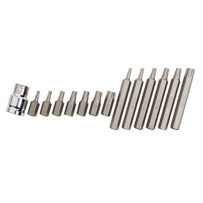 BLUE SPOT TOOLS 15 PCE 1/2" TORX BIT SET (T20-T55)