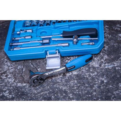 BLUE SPOT TOOLS 46 PCE 1/4" METRIC SOCKET SET (4-14MM)
