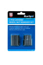 BLUE SPOT 2PCE LOCKING WHEEL NUT REMOVER SET