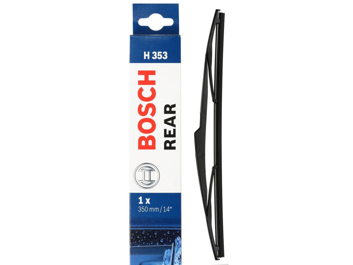 BOSCH WIPER - SUPERPLUS PLASTIC BLADE REAR 350 for Honda Jazz iVtec - 1.3 - 08-15 etc