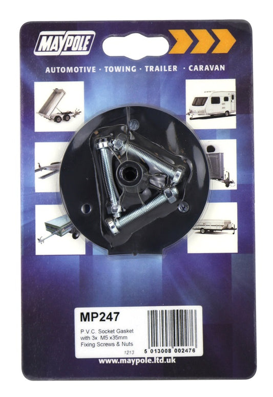 MAYPOLE SOCKET SEALNUTS & BOLTS M5 X 35MM