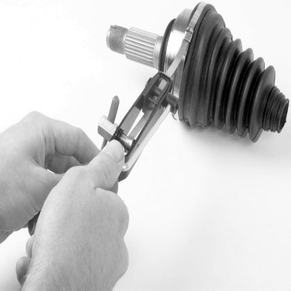 LASER CV DUST BOOT CLAMP INSTALLER WITH CUTTER