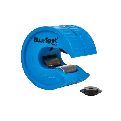 BLUE SPOT TOOLS 15MM PIPE AND TUBE CUTTER WITH EXTRA BLADE