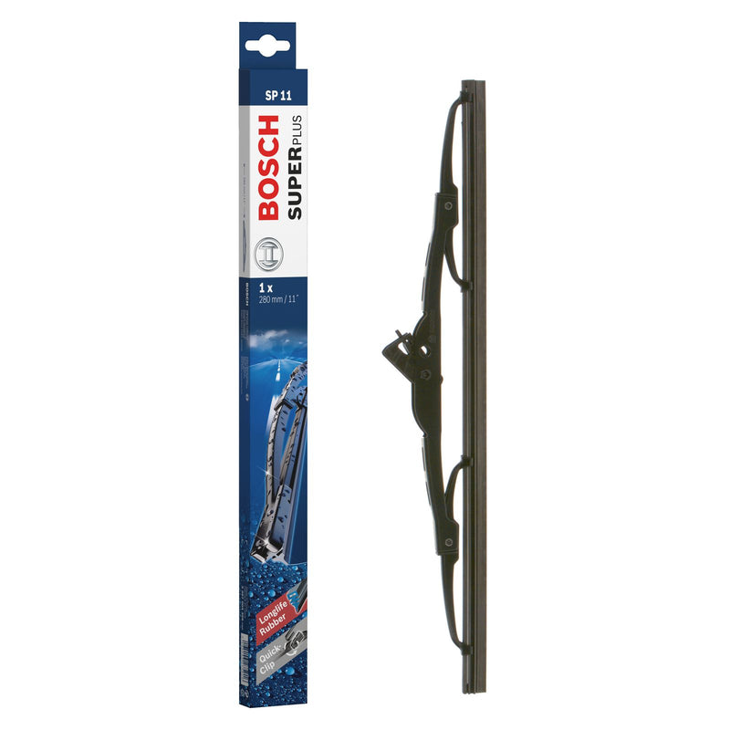 BOSCH WIPER - SUPERPLUS STD BLADE FRONT/REAR 280 for Nissan Juke CVTC - 1.6 - 10-19 etc