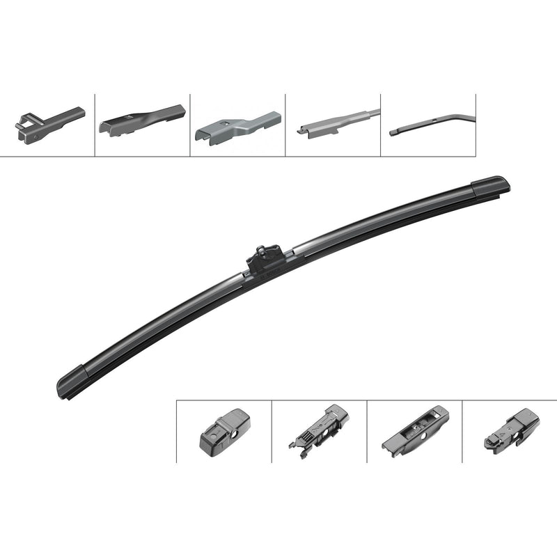 BOSCH WIPER - AEROTWIN PLUS FLAT BLADE 400 for Ford Fiesta - 1.2 - 08-17 etc