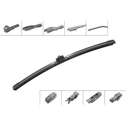 BOSCH WIPER - AEROTWIN PLUS FLAT BLADE 400 for Ford Fiesta - 1.2 - 08-17 etc