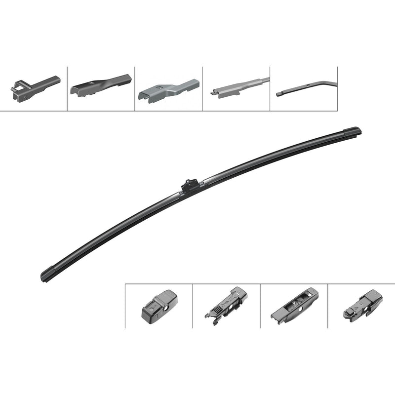 BOSCH WIPER - AEROTWIN PLUS FLAT BLADE 600 for Fiat 500 - 1.2 - 07- etc