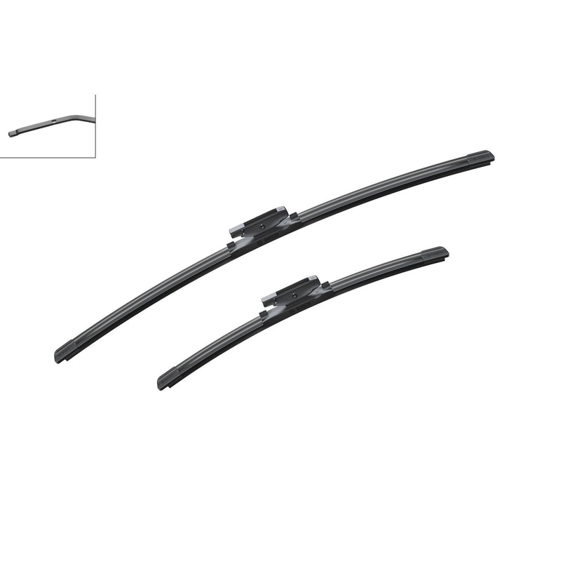 BOSCH WIPER - AEROTWIN FLAT BLADE SET 600/400 for Renault Clio - 1.2 - 05-14 etc