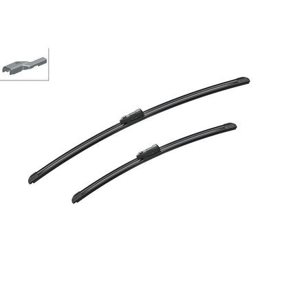 BOSCH WIPER - AEROTWIN FLAT BLADE SET 600/450 for VW Caddy Maxi TDi - 1.6 - 10-15 etc