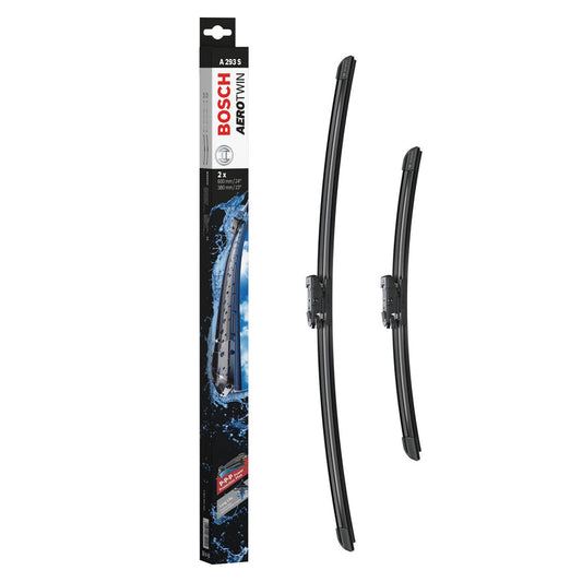 BOSCH WIPER - AEROTWIN FLAT BLADE SET 600/380 for Ford Usa Ranger TDCi - 3.2 - 11- etc