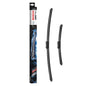 BOSCH WIPER - AEROTWIN FLAT BLADE SET 600/340 for Fiat 500 - 1.2 - 07- etc