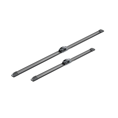 BOSCH WIPER - AEROTWIN FLAT BLADE SET 650/450 for BMW 5 520d Efficient Dynamics - 2.0 - 10-14 etc