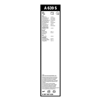 BOSCH WIPER - AEROTWIN FLAT BLADE SET 650/530 for VW Tiguan Allspace TSi - 1.5 - 18- etc