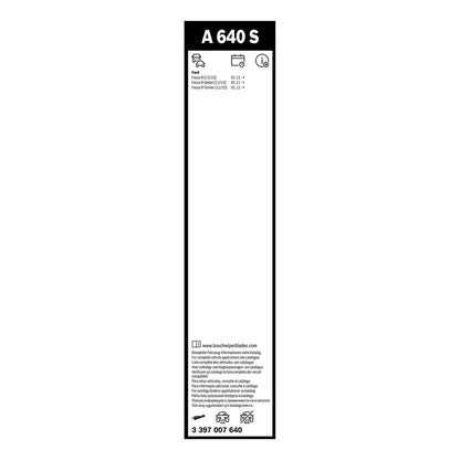 BOSCH WIPER - AEROTWIN FLAT BLADE SET 725/725 for Ford Focus Estate/Wagon TDCi - 1.6 - 11-20 etc
