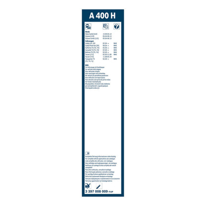 BOSCH WIPER - AEROTWIN FLAT BLADE REAR 400 for VW Caddy Maxi TDi - 1.6 - 10-15 etc