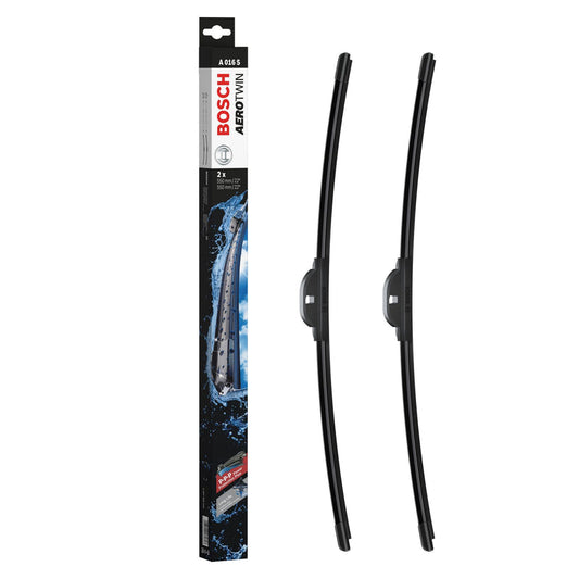 BOSCH WIPER - AEROTWIN FLAT BLADE SET 550/550 for Mercedes-Benz C C180 Kompressor - 1.8 - 02-07 etc