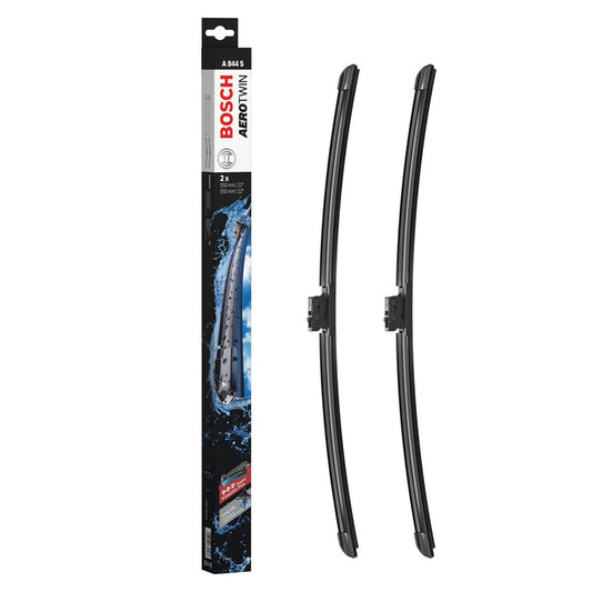 BOSCH WIPER - AEROTWIN FLAT BLADE SET 550/550 for Mercedes-Benz C C220 BlueTec - 2.2 - 13-18 etc
