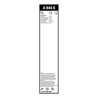 BOSCH WIPER - AEROTWIN FLAT BLADE SET 550/550 for Mercedes-Benz C C220 BlueTec - 2.2 - 13-18 etc