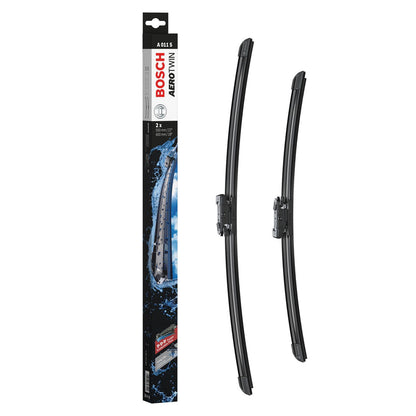 BOSCH WIPER - AEROTWIN FLAT BLADE SET 550/450 for BMW 1 118i - 1.5 - 15-19 etc