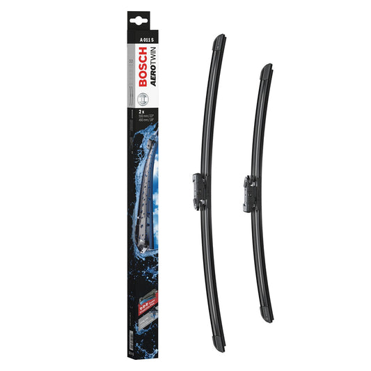 BOSCH WIPER - AEROTWIN FLAT BLADE SET 550/450 for BMW 1 118i - 1.5 - 15-19 etc