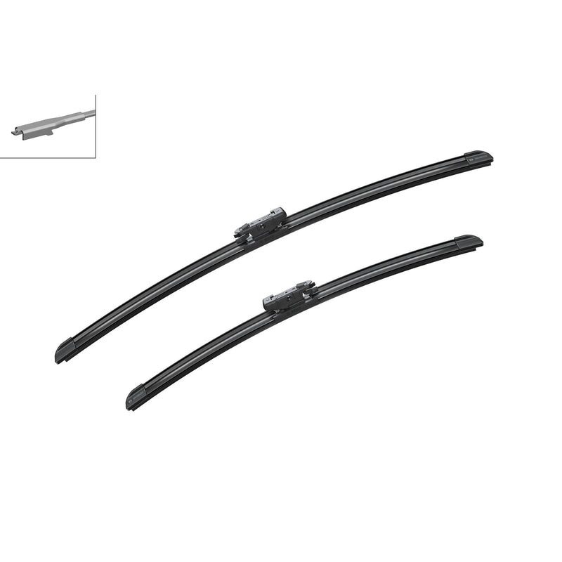 BOSCH WIPER - AEROTWIN FLAT BLADE SET 550/450 for BMW 1 118i - 1.5 - 15-19 etc