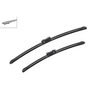 BOSCH WIPER - AEROTWIN FLAT BLADE SET 550/450 for BMW 1 118i - 1.5 - 15-19 etc