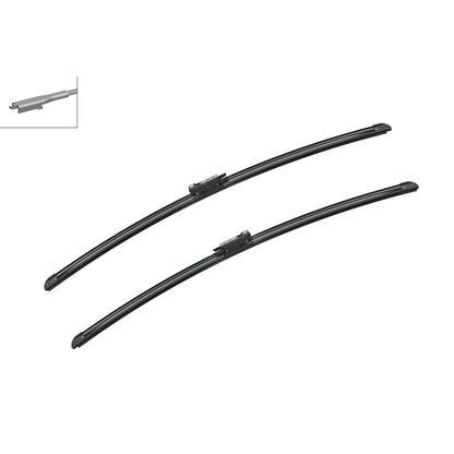 BOSCH WIPER - AEROTWIN FLAT BLADE SET 680/680  for Ford Mondeo Estate/Wagon TDCi,TDCi ECOnetic - 2.0 - 14- etc