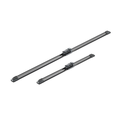 BOSCH WIPER - AEROTWIN FLAT BLADE SET 650/380 for Ford Fiesta - 1.2 - 08-17 etc