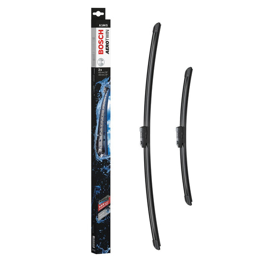 BOSCH WIPER - AEROTWIN FLAT BLADE SET 650/400 for Ford Fiesta - 1.2 - 08-17 etc