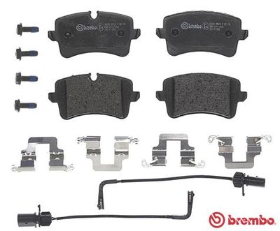 BREMBO BRAKE PAD FOR AUDI/AUDI (FAW)/VW (SVW),  REAR