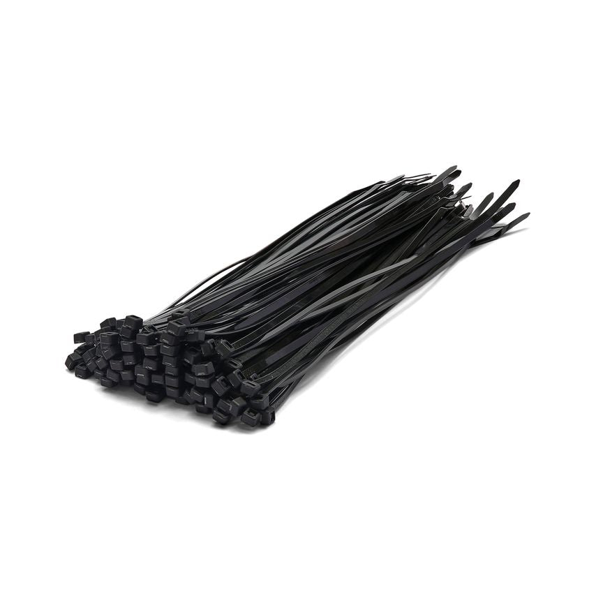 PEARL PTW05B – BLACK CABLE TIES 4.6MM X 385MM (PACK OF 100)