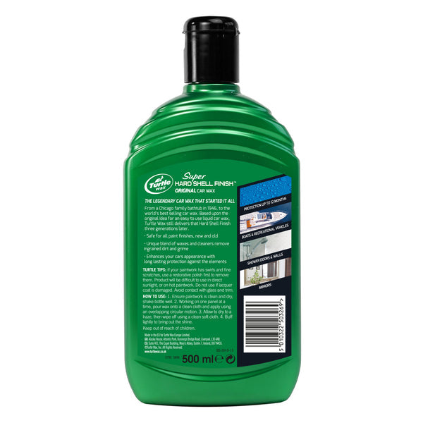 TURTLE WAX ORIGINAL WAX 500ML