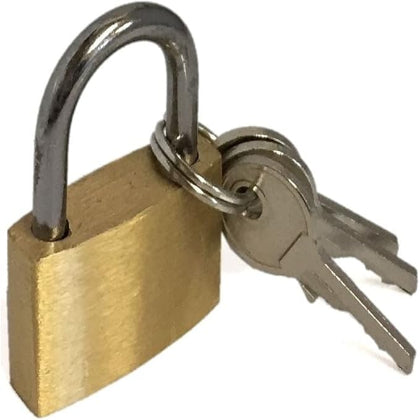LASER BRASS PADLOCK 25MM